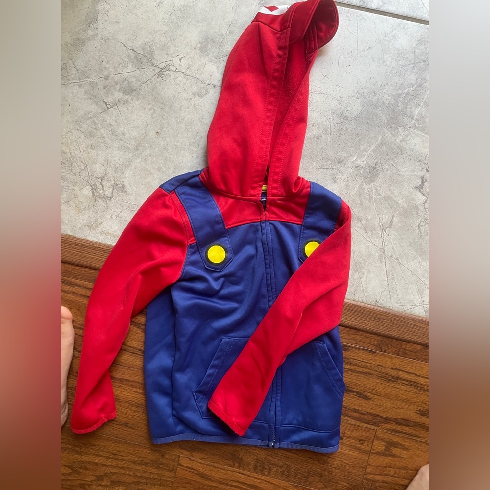 boys sweatshirt mario